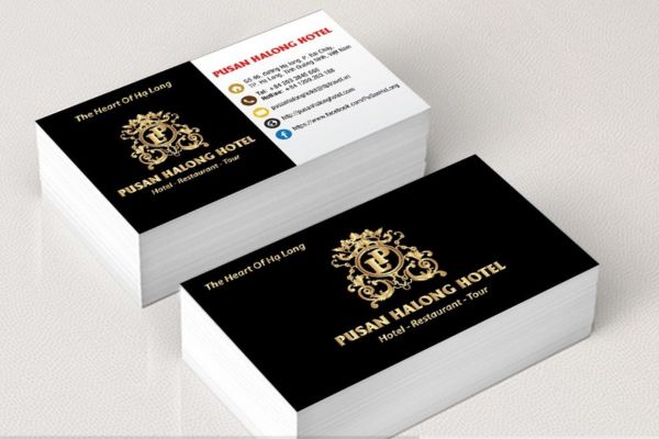 Mẫu card visit khách sạn đẹp, chuyên nghiệp tại In Hoa Long