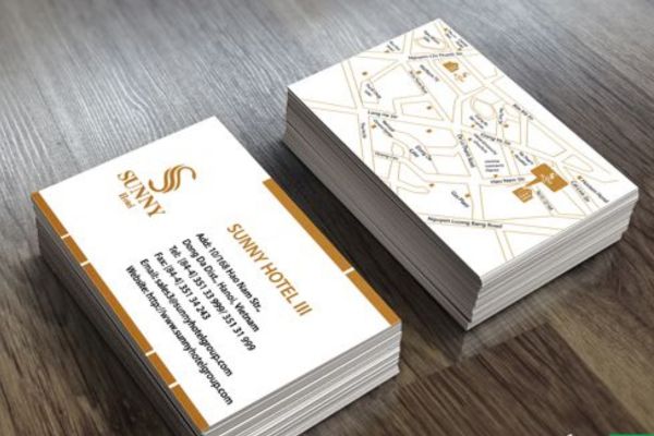Mẫu card visit khách sạn đẹp, chuyên nghiệp tại In Hoa Long