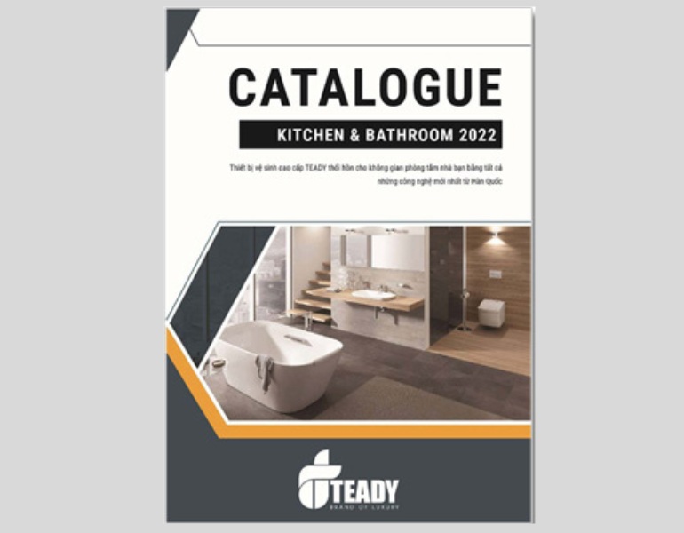 Mẫu catalogue thiết bị vệ sinh đẹp mắt