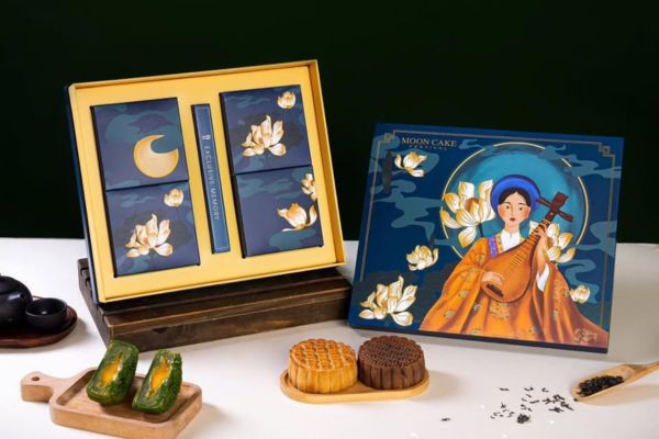 Mẫu hộp bánh trung thu đẹp, thiết kế theo yêu cầu