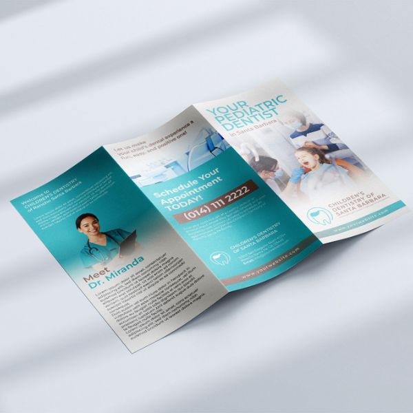 In brochure nha khoa giá rẻ, thiết kế theo yêu cầu tại Hà Nội