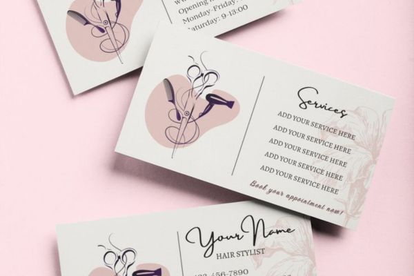 Mẫu card visit salon tóc đẹp, chuyên nghiệp tại Hà Nội