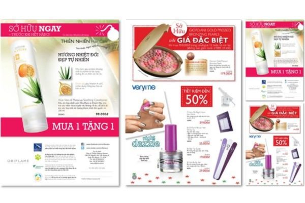 Mẫu tờ rơi mỹ phẩm đẹp, chất lượng tại In Hoa Long