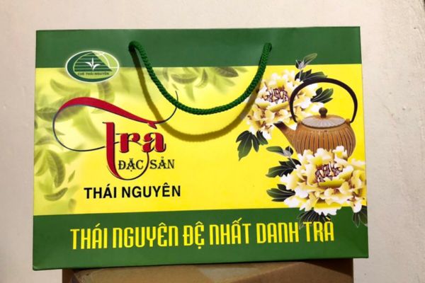 Mẫu túi giấy đựng trà đẹp, thiết kế theo yêu cầu tại Hà Nội