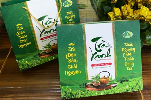 Mẫu túi giấy đựng trà đẹp, thiết kế theo yêu cầu tại Hà Nội