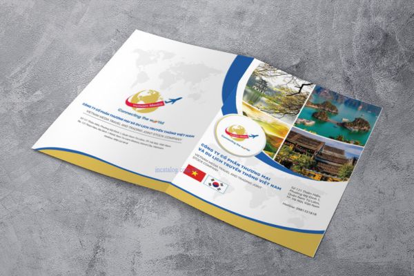 Mẫu kẹp file du lịch đẹp, thiết kế theo yêu cầu