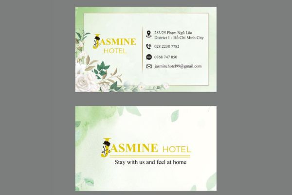 Mẫu card visit khách sạn đẹp, chuyên nghiệp tại In Hoa Long