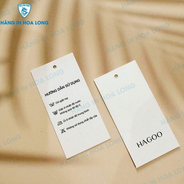 In Hoa Long thiết kế mẫu nhãn mác quần áo chất lượng