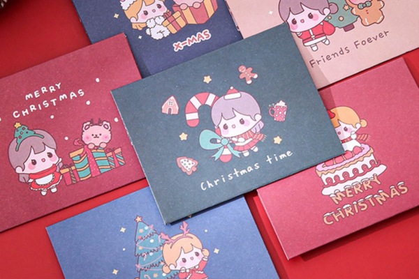 Mẫu phong bì giáng sinh cute