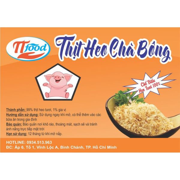 In tem chà bông heo giá rẻ, lấy nhanh tại In Hoa Long
