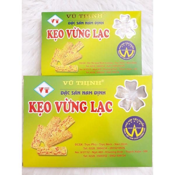 In tem nhãn kẹo lạc giá rẻ, lấy nhanh tại Hoa Long