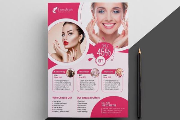 Mẫu tờ rơi mỹ phẩm đẹp, chất lượng tại In Hoa Long