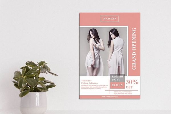 Mẫu tờ rơi thời trang đẹp, thiết kế theo yêu cầu
