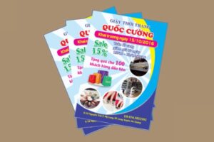Mẫu tờ rơi thời trang đẹp, thiết kế theo yêu cầu