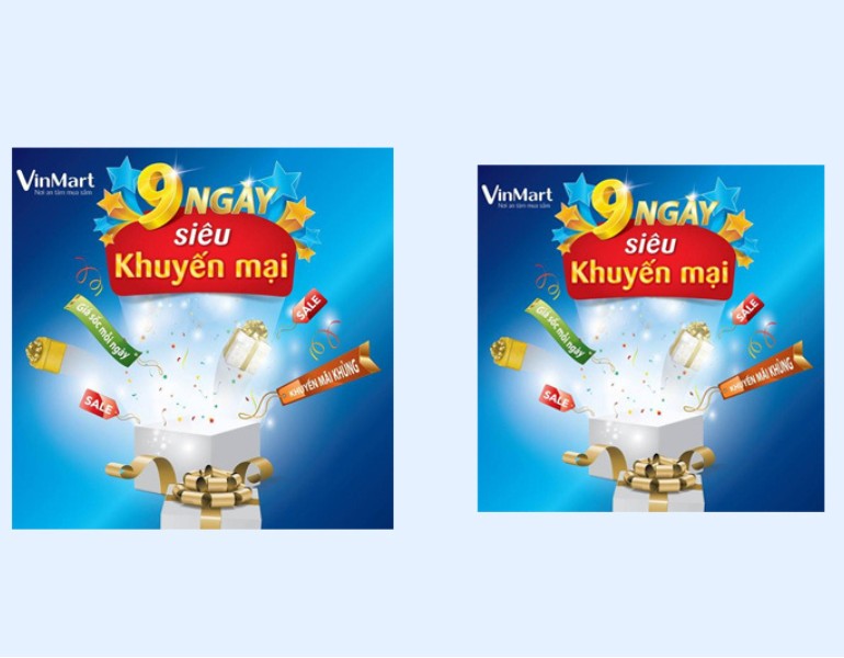 Mẫu tờ rơi siêu thị Vinmart siêu khuyến mãi đẹp mắt