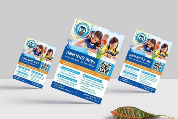 Mẫu tờ rơi tiếng anh đẹp, giá rẻ tại Hà Nội