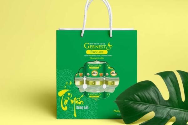 Mẫu túi giấy yến sào đẹp, chất lượng cao tại In Hoa Long