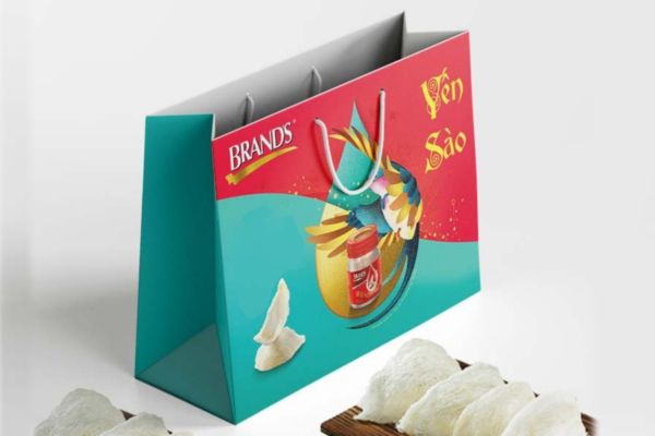 Mẫu túi giấy yến sào đẹp, chất lượng cao tại In Hoa Long