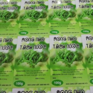 In tem nhãn rong nho giá rẻ, lấy nhanh tại In Hoa long