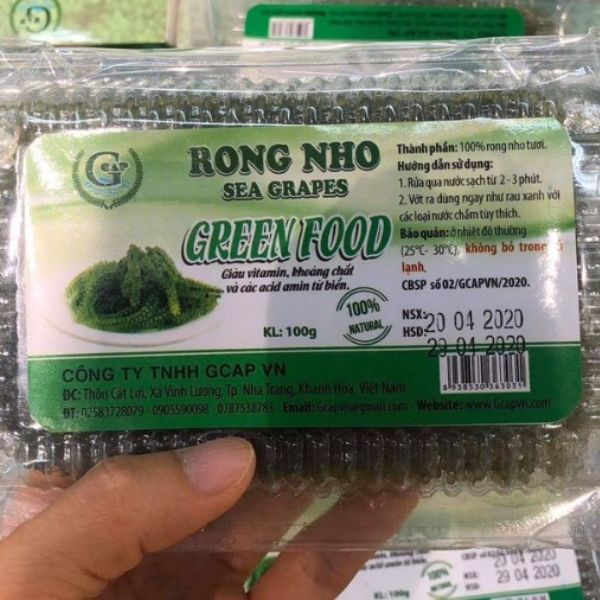 In tem nhãn rong nho giá rẻ, lấy nhanh tại In Hoa long