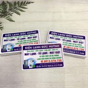 In tem sửa chữa điện lạnh giá rẻ, lấy nhanh tại In Hoa Long