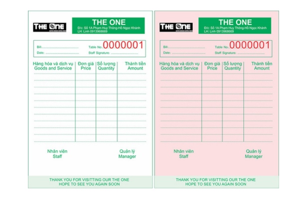 Thiết kế order nhà hàng hiệu quả