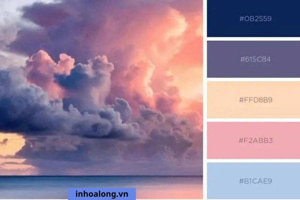 Bảng phối màu pastel cổ điển