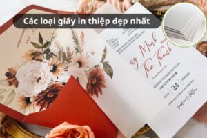 Các loại giấy in thiệp đẹp nhất