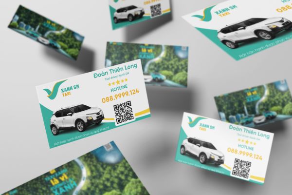 Mẫu card visit taxi đẹp, thiết kế chuyên nghiệp tại Hà Nội