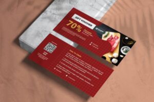 Các mẫu voucher giảm giá, khuyến mại, ưu đãi đẹp, chuẩn ngành