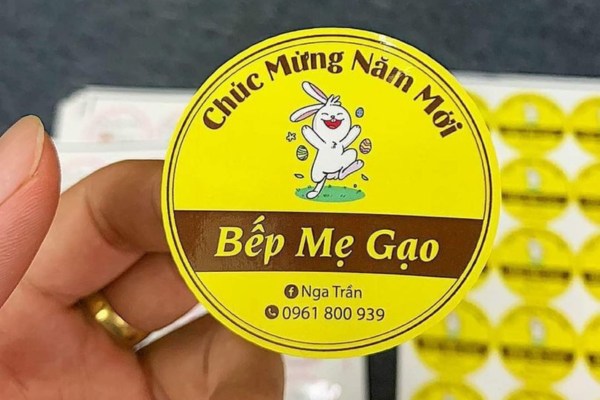Cán màng sau in tem nhãn chất lượng