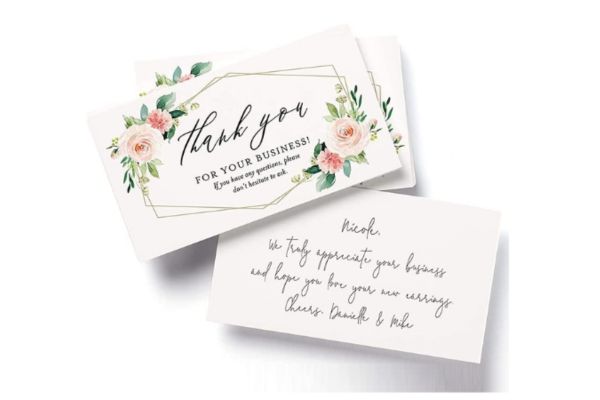 Mẫu card cảm ơn đẹp, chuyên nghiệp, chất lượng cao