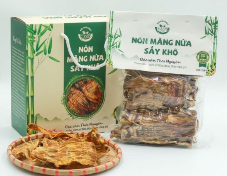 Chất liệu in hộp giấy đựng măng khô an toàn