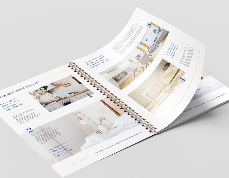 In catalogue gáy lò xo có nhiều ưu điểm