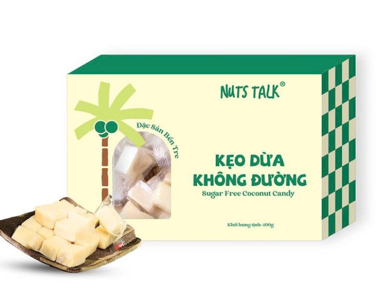 In hộp đựng kẹo dừa nhanh chóng