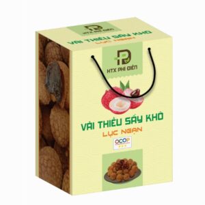 In hộp vải thiều sấy khô giá rẻ tại Hà Nội