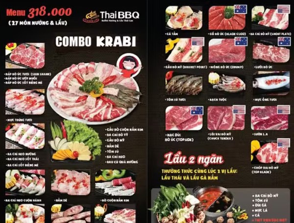 in Hoa Long nhận thiết kế và in ấn menu quán nướng sang trọng
