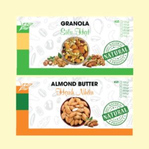 In tem nhãn granola, ngũ cốc giá tốt tại Hà Nội