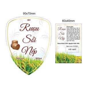 In tem rượu nếp giá rẻ đẹp mắt tại Hà Nội
