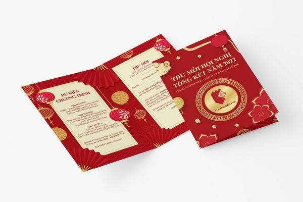 Kích thước thiệp tết chuẩn, phổ biến nhất
