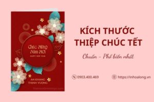 Kích thước thiệp tết chuẩn, phổ biến nhất
