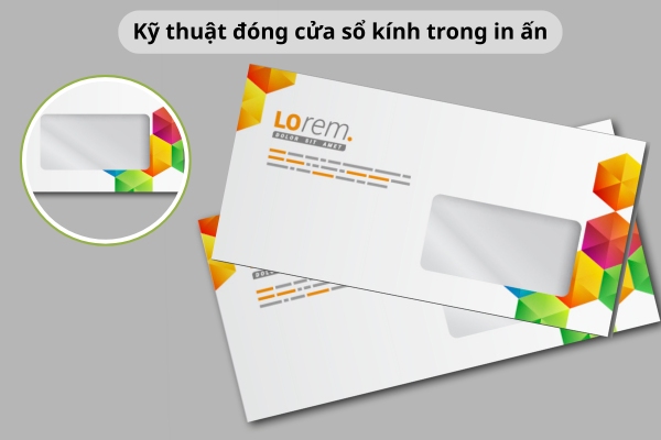 Kỹ thuật đóng cửa sổ kính trong in ấn là gì?