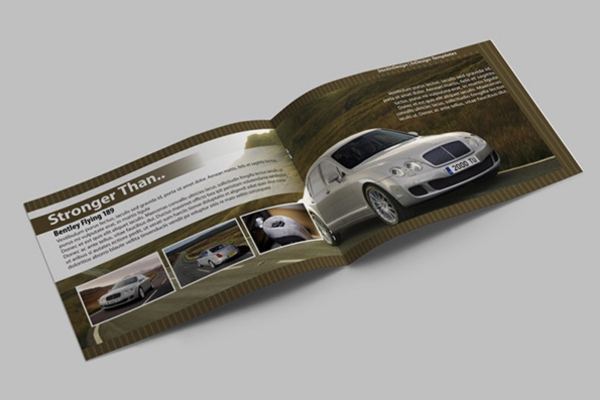 Mẫu brochure ô tô sang trọng
