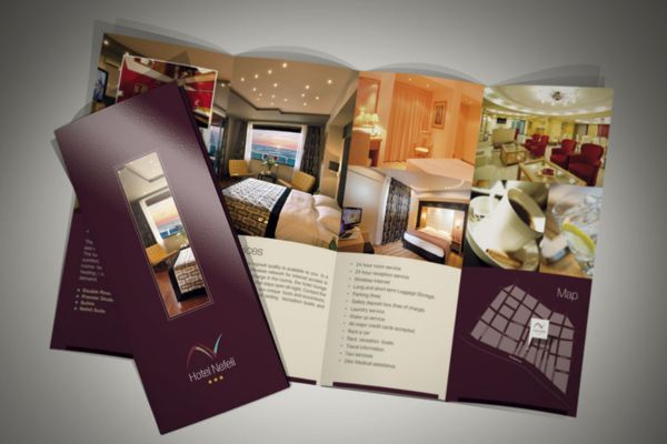 Mẫu brochure khách sạn đẹp, thiết kế theo yêu cầu tại Hà Nội