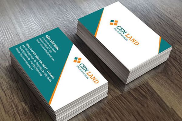 Mẫu card visit bất động sản đẹp, thiết kế theo êu cầu tại Hoa Long