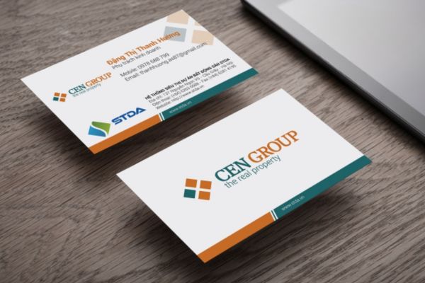 Mẫu card visit bất động sản đẹp, thiết kế theo êu cầu tại Hoa Long