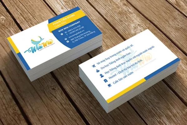 Mẫu card visit công ty du lịch đẹp, chuyên nghiệp