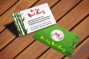 Mẫu card visit quán ăn đẹp, thiết kế theo yêu cầu tại Hà Nội