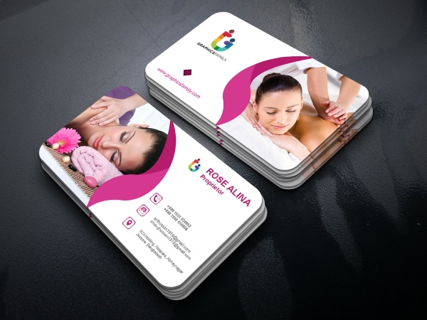 In Hoa Long nhận thiết kế và in ấn mẫu card visit spa chất lượng