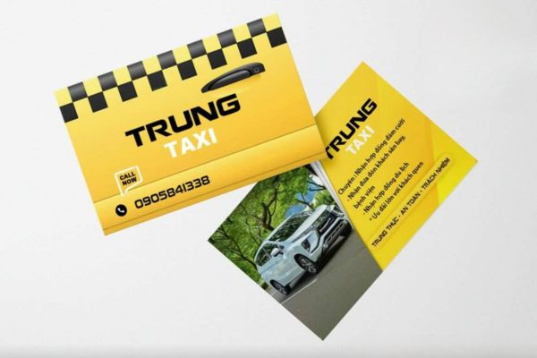 Mẫu card visit taxi đẹp, thiết kế chuyên nghiệp tại Hà Nội